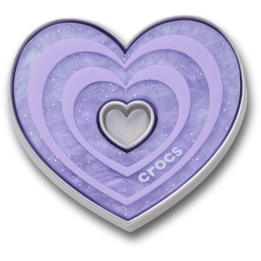 Marbled Purple Heart - lisävarustenäkymä - Jibbitz Charms