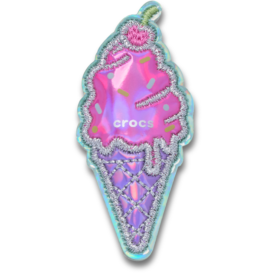 Marbled Ice Cream Cone - Charm view - Jibbitz Charms