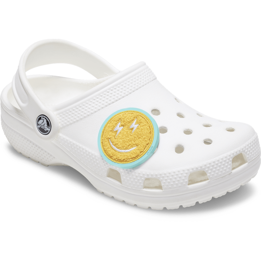 Mega Chenille Happy Face - charm-on-shoes - Jibbitz Charms