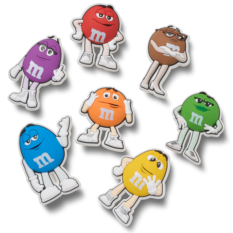 M&M'S 7 Pack Character Jibbitz Charms - Charm view - Jibbitz Charms