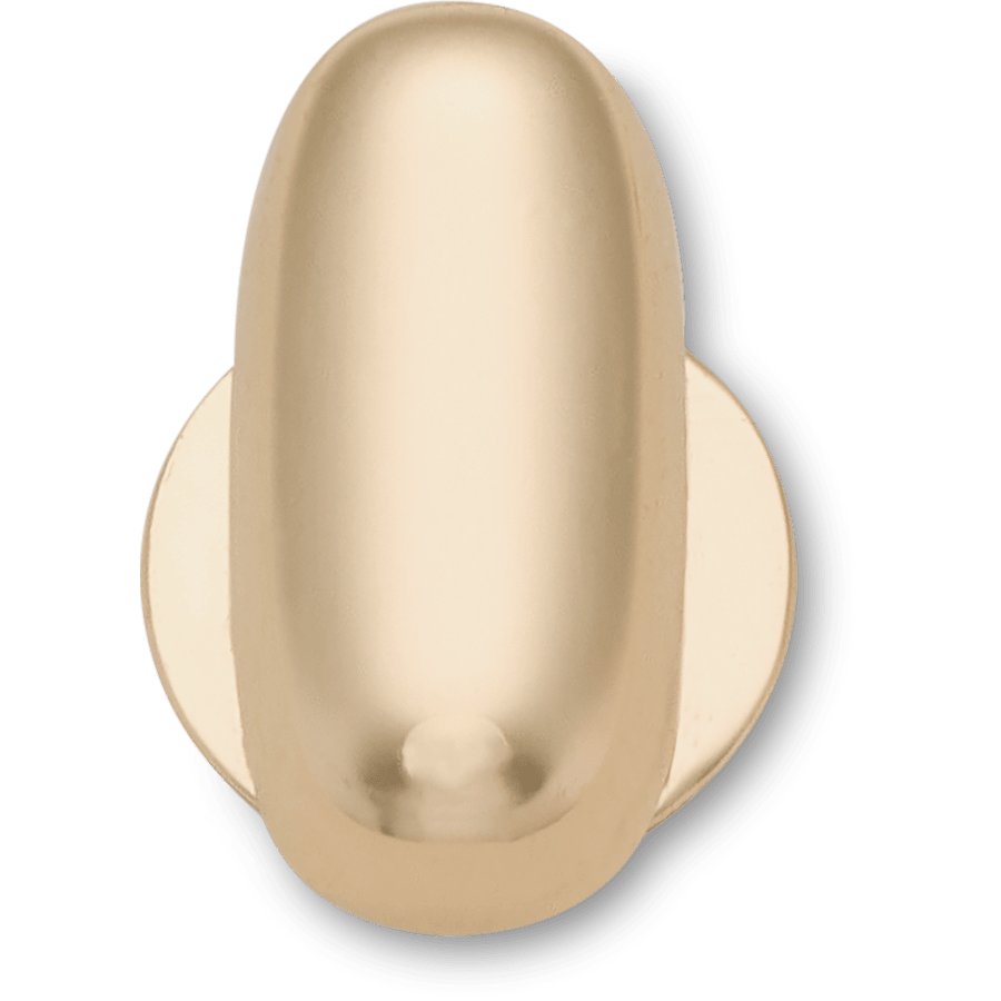Gold Bubble Letter I - vue accessoire - Jibbitz Charms