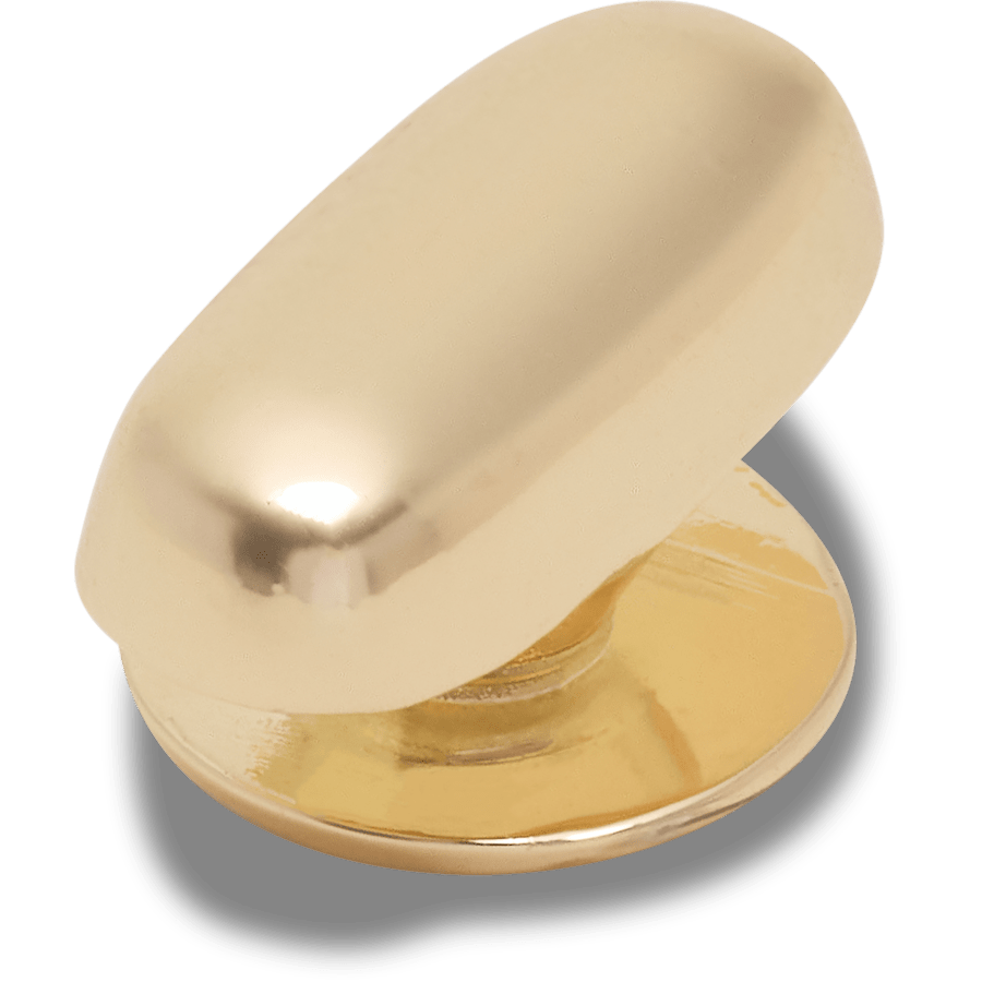 Gold Bubble Letter I - Angle personnalisé - Jibbitz Charms
