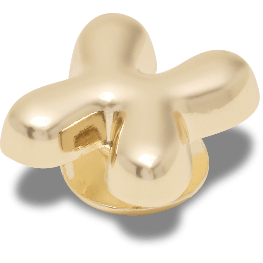 Gold Bubble Letter X - Angle personnalisé - Jibbitz Charms