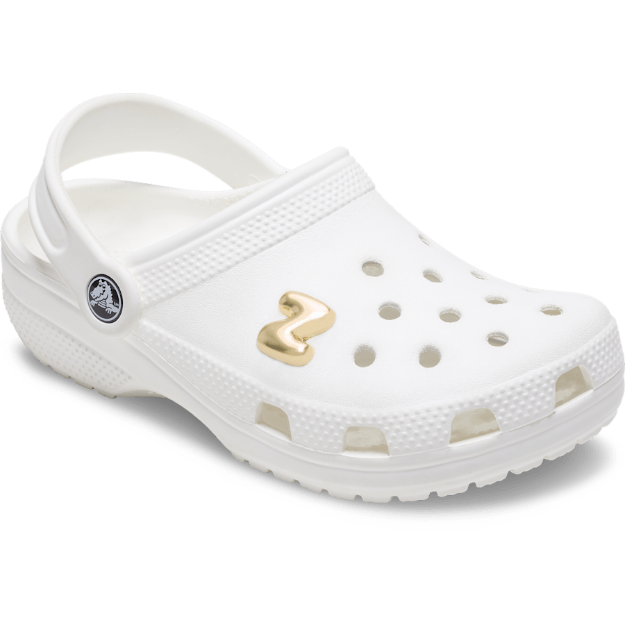 Gold Bubble Letter Z - charm-on-shoes - Jibbitz Charms