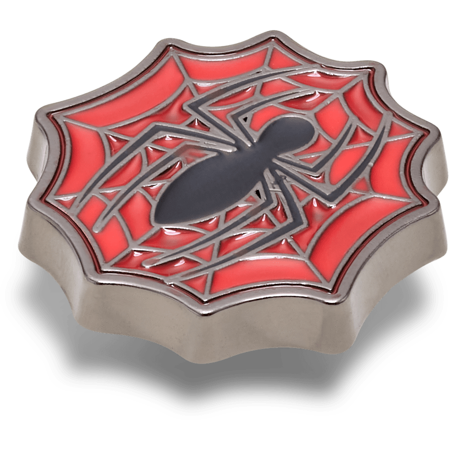 Logo de toile de Spider-Man Elevated - Angle personnalisé - Jibbitz Charms