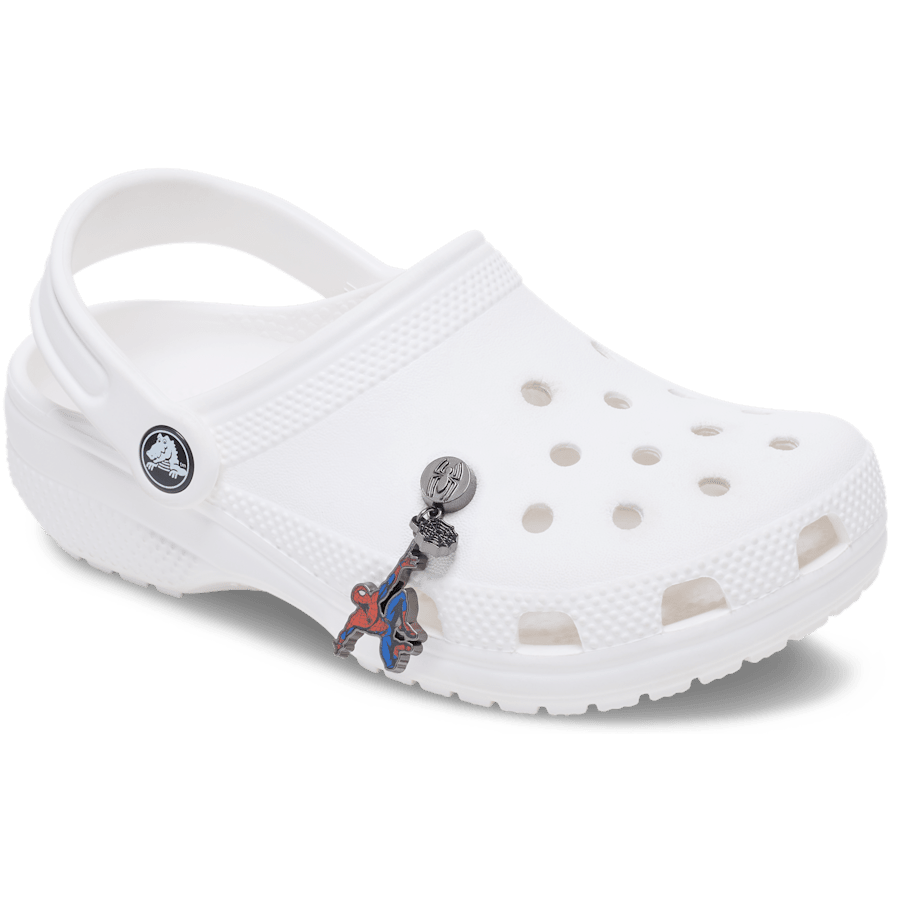 Logo de Spider-Man en suspension Elevated - charm-on-shoes - Jibbitz Charms