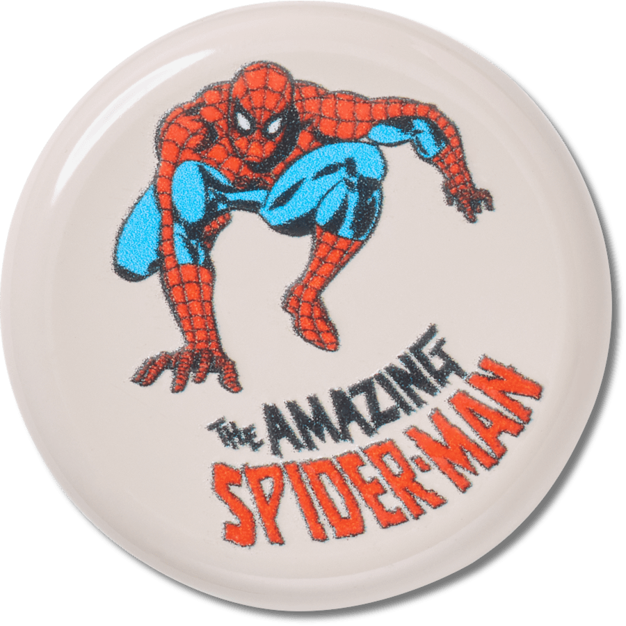 Bouton de Spider-Man Elevated - vue accessoire - Jibbitz Charms
