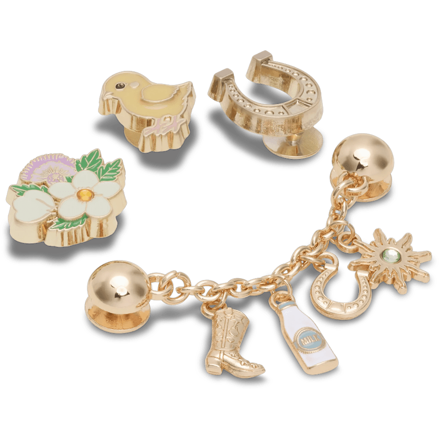 Florence By Mills Crocs 5 Pack Jibbitz - Custom Angle - Jibbitz Charms