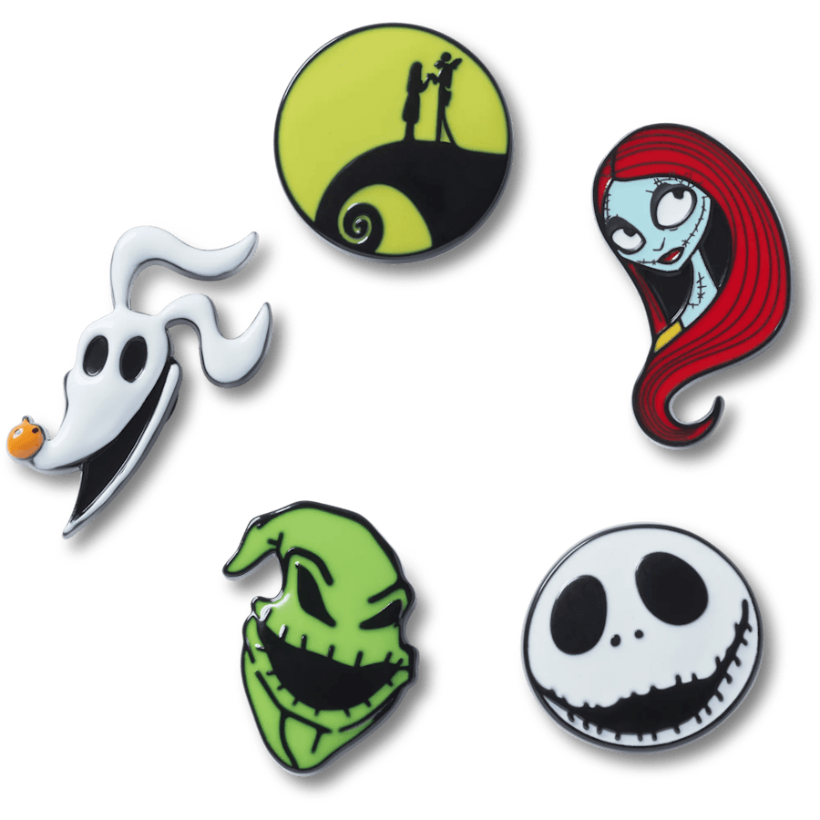 Disney Tim Burton's The Nightmare Before Christmas Character 5 Pack - vue accessoire - Jibbitz Charms
