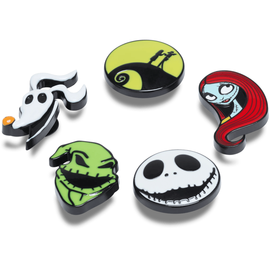 Disney Tim Burton's The Nightmare Before Christmas Character 5 Pack - Angle personnalisé - Jibbitz Charms