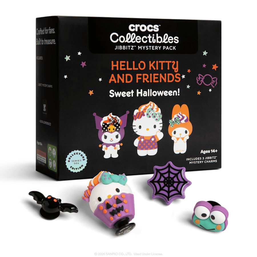 Color Crocs Collectibles Sanrio® Halloween 3 Pack Jibbitz™ Charms Blind Box - Side - Crocs