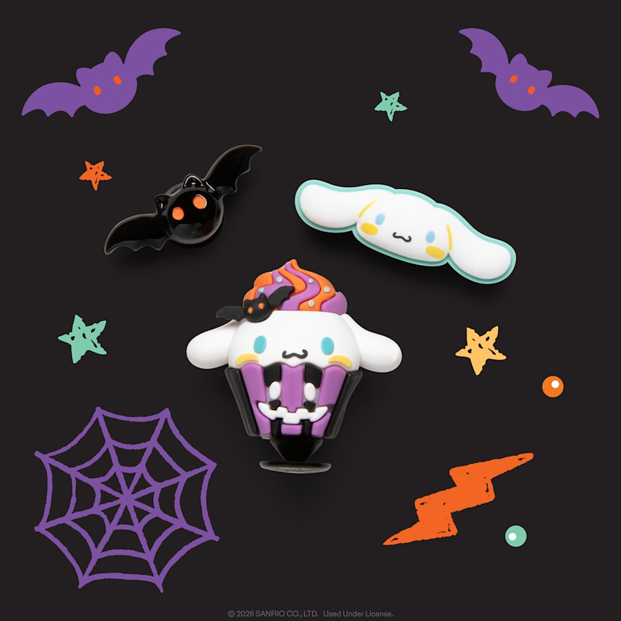 Color Crocs Collectibles Sanrio® Halloween 3 Pack Jibbitz™ Charms Blind Box - Bottom - Crocs