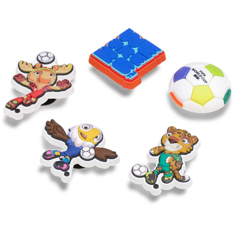 FIFA World Cup 2026™ 5 Pack - Custom Angle - Jibbitz Charms