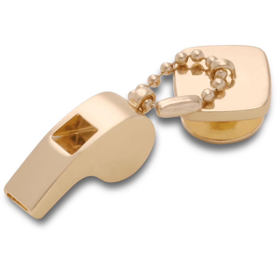 Golden Whistle - Custom Angle - Jibbitz Charms