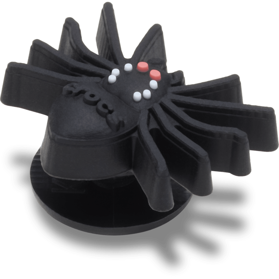 Black and Red Spider - aangepaste hoek - Jibbitz Charms