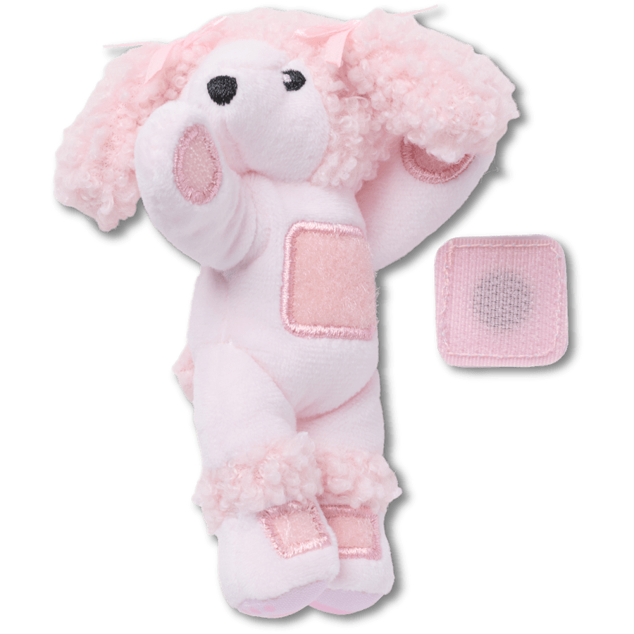 Huggitz Pink Poodle - aangepaste hoek - Jibbitz Charms