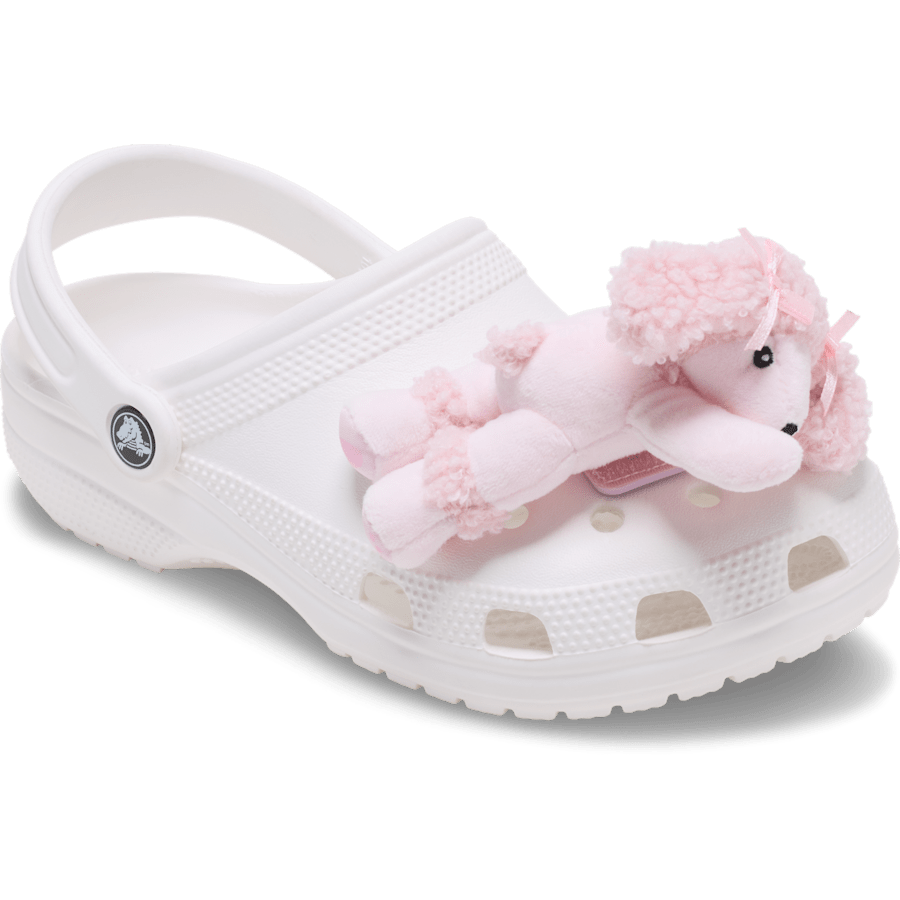 Huggitz Pink Poodle - charm-on-shoes - Jibbitz Charms