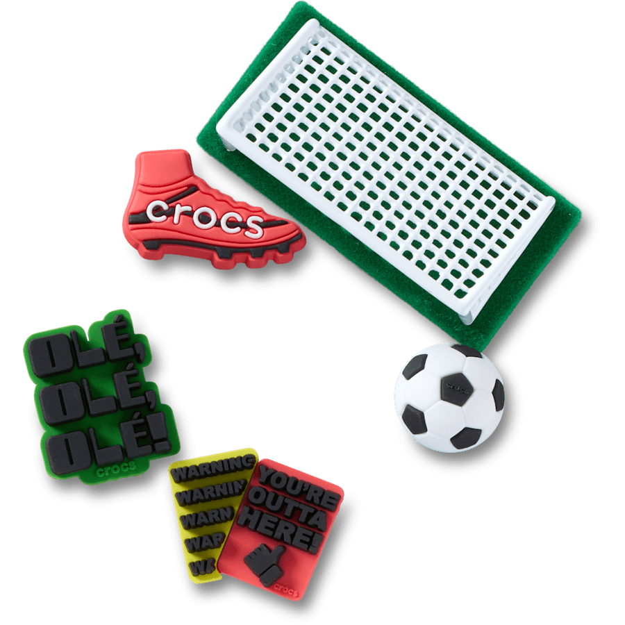 Soccer Game 5 Pack - Charm view - Jibbitz Charms