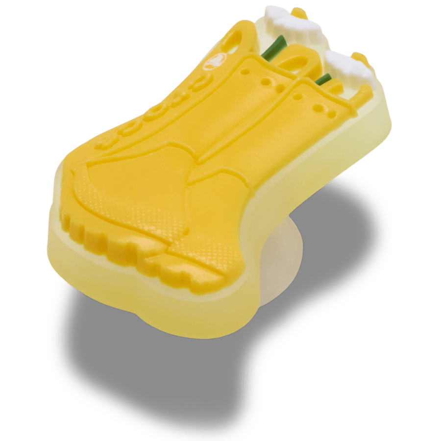 Yellow Handle It Rainboot - angle personnalisé - Jibbitz Charms