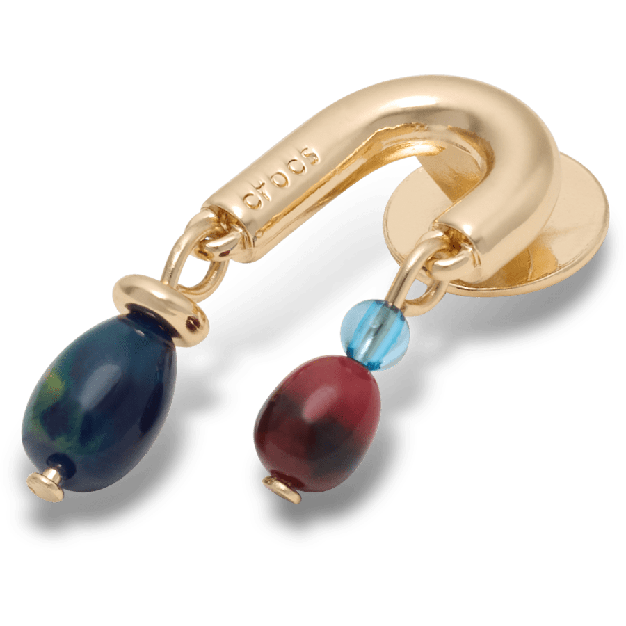 Asymmetrical Stone Drop - Custom Angle - Jibbitz Charms
