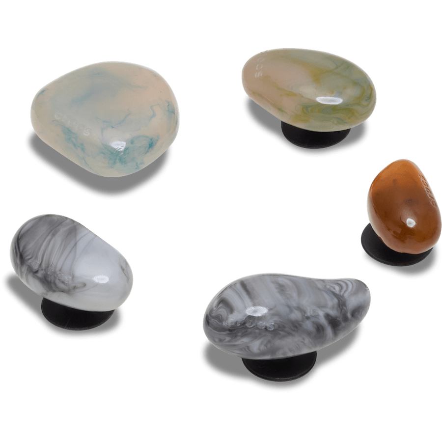 River Stone 5 Pack - mukautettu kulma - Jibbitz Charms