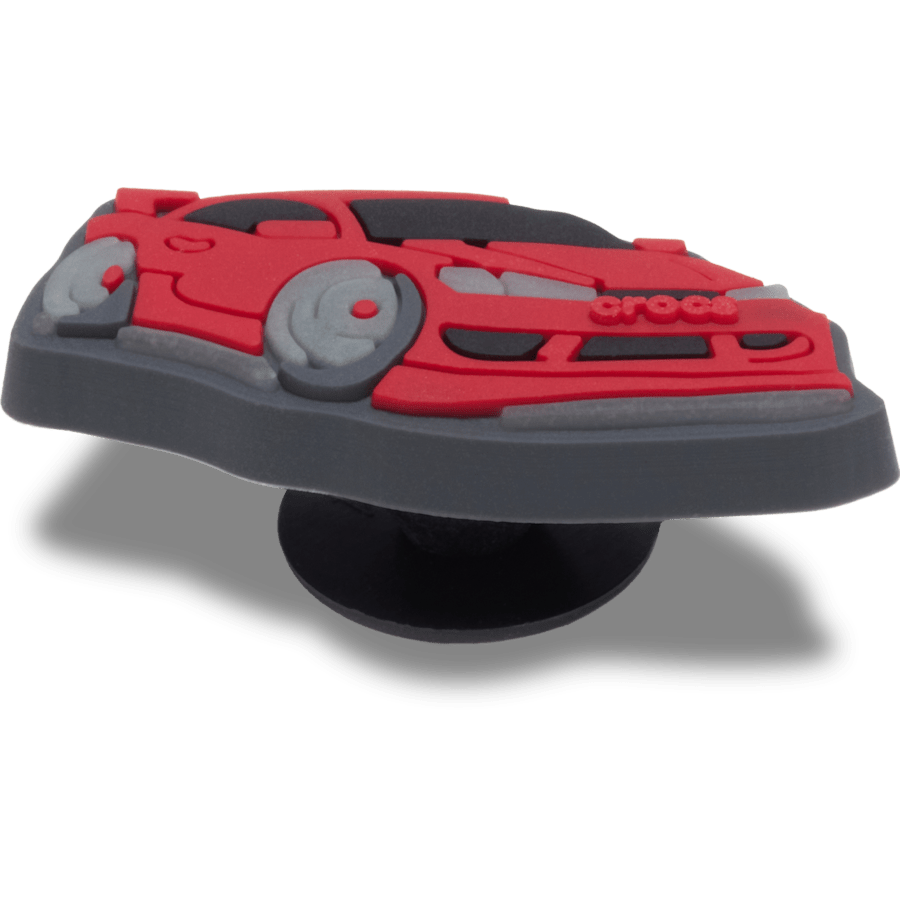 Voiture de course urbaine rouge - Angle personnalisé - Jibbitz Charms