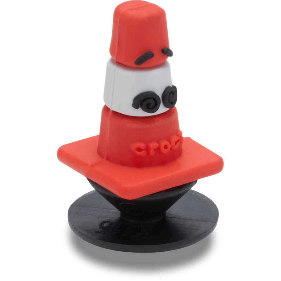 Petit cône de signalisation perplexe en 3D - angle personnalisé - Jibbitz Charms