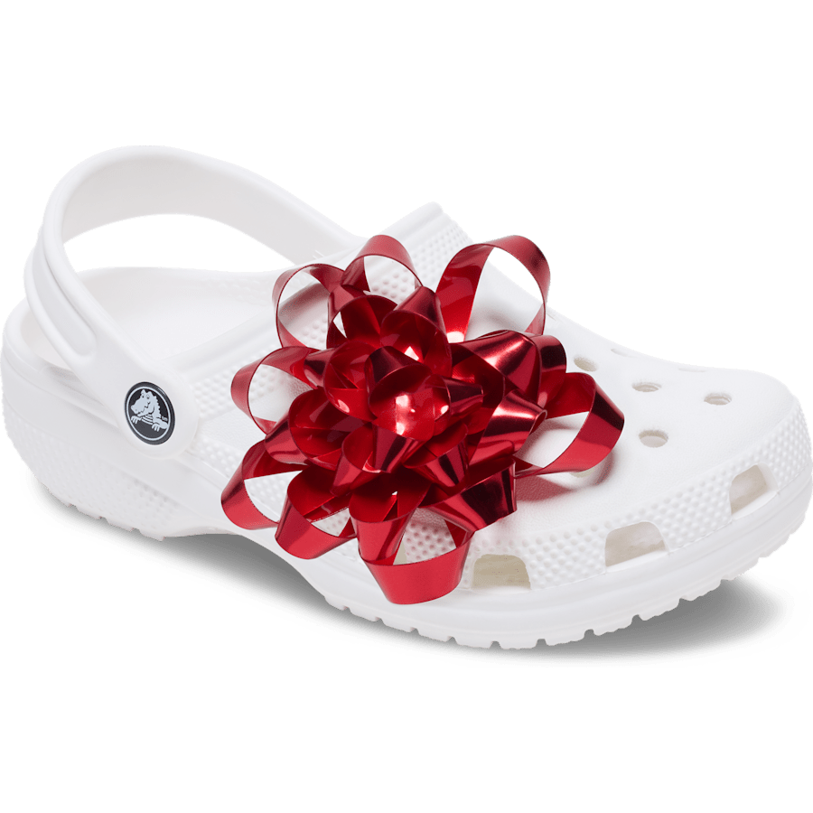 Mega Holiday Gift Bow - Charm on shoes - Jibbitz Charms