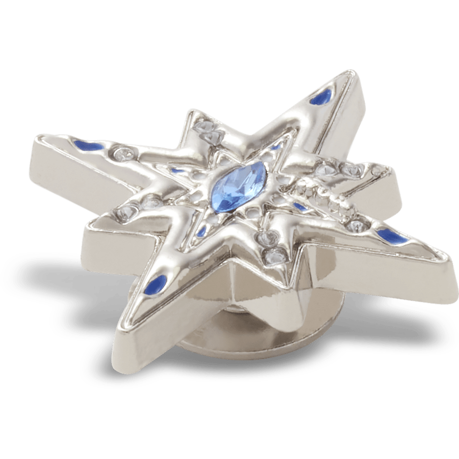 Silver Star Snowflake - benutzerdefinierter Winkel - Jibbitz Charms