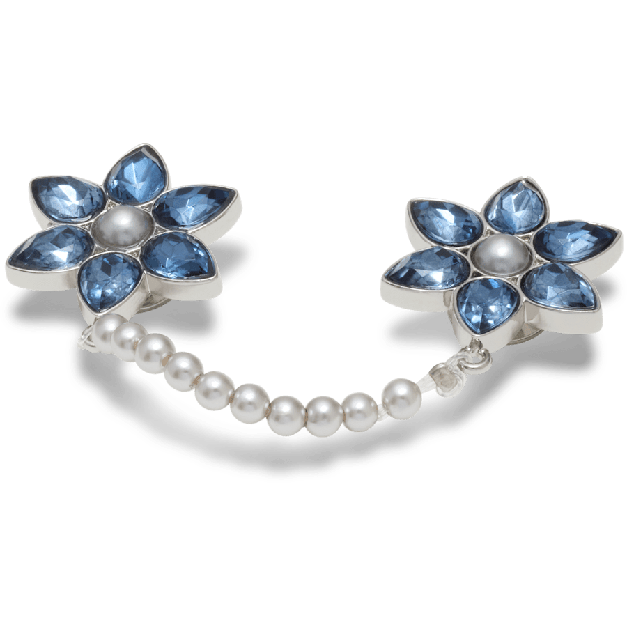 Gem Flower and Pearl Chain - mukautettu kulma - Jibbitz Charms