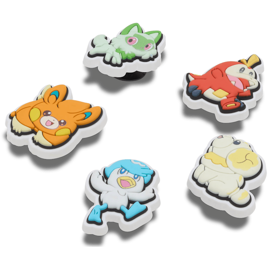 Pokémon III 5 Pack - Angle personnalisé - Jibbitz Charms