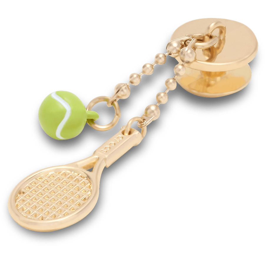 Tennis Racket and Ball - Custom Angle - Jibbitz Charms