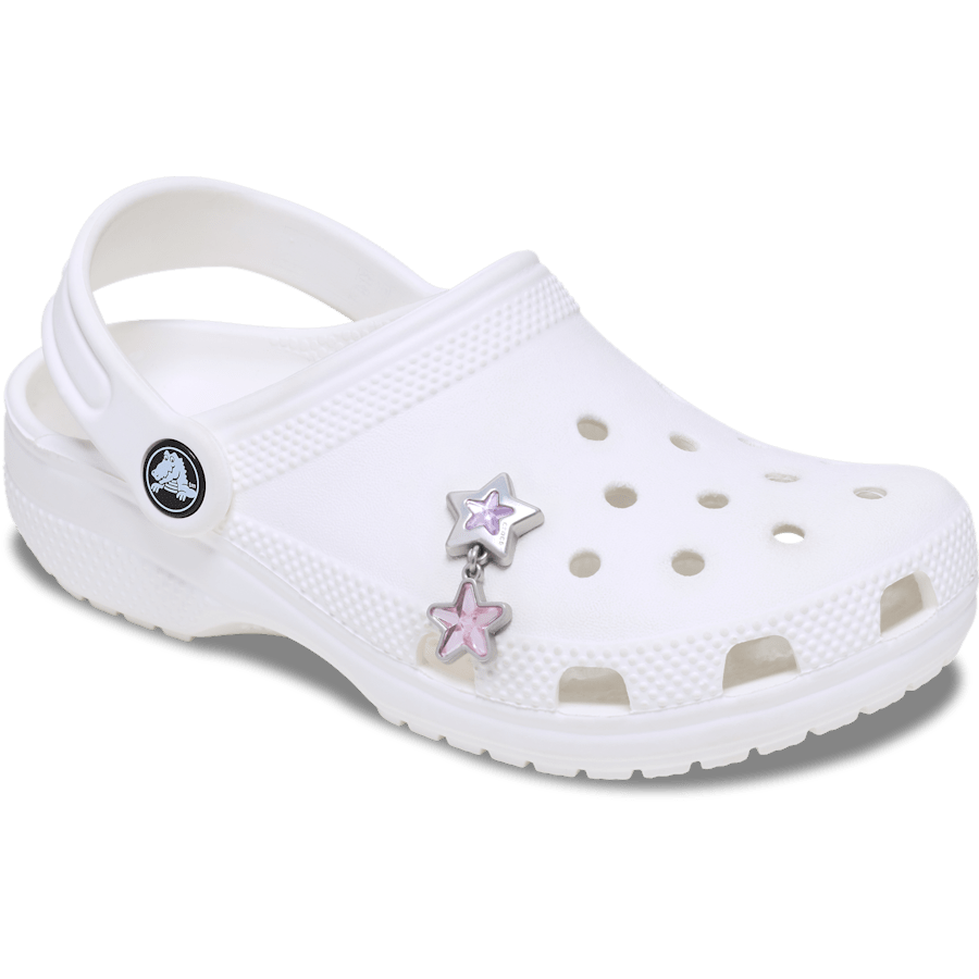 Purple and Pink Star Dangle - charm-on-shoes - Jibbitz Charms