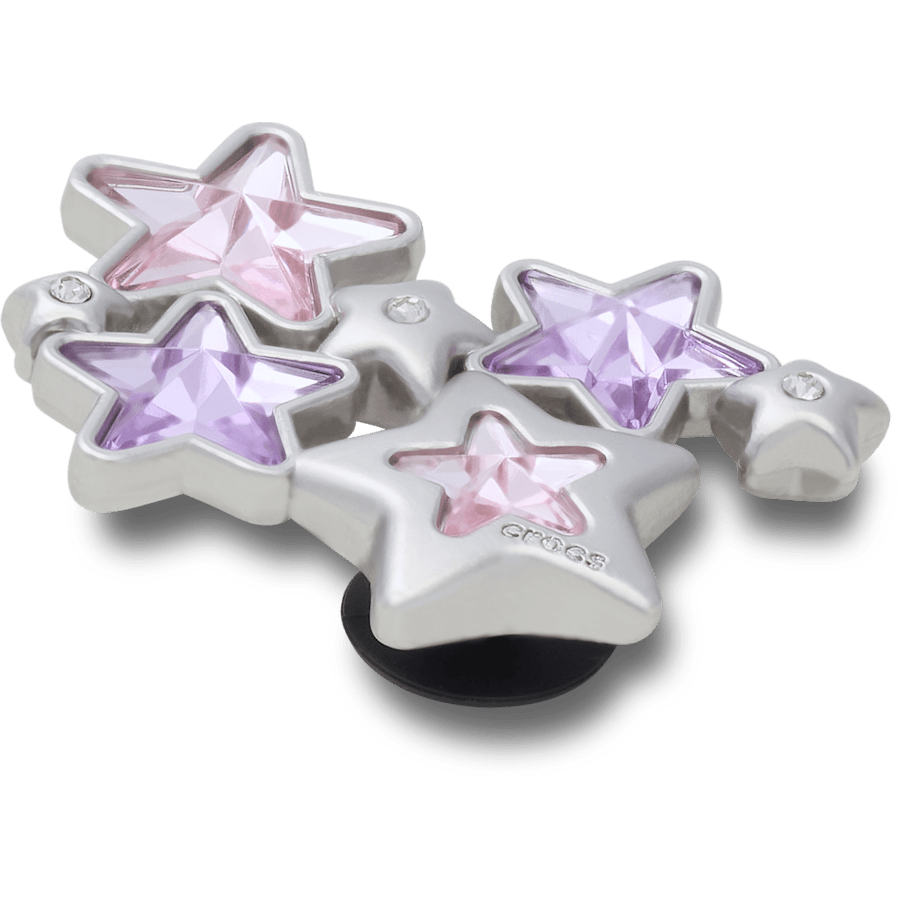Purple and Pink Gem Star Cluster - aangepaste hoek - Jibbitz Charms
