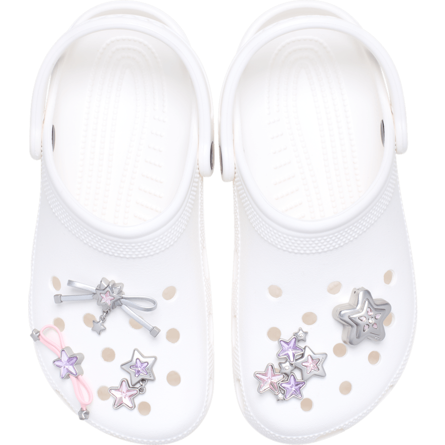 Stars and Bows 5 Pack - charm-on-shoes - Jibbitz Charms