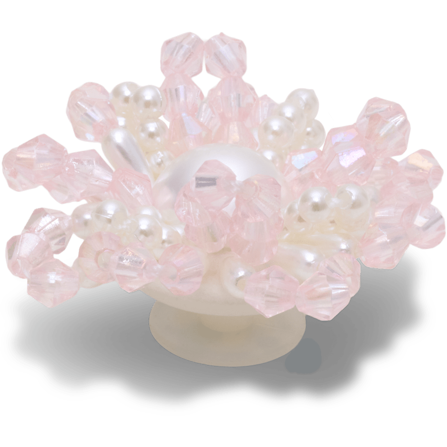 Beaded Pearl Flower - angle personnalisé - Jibbitz Charms