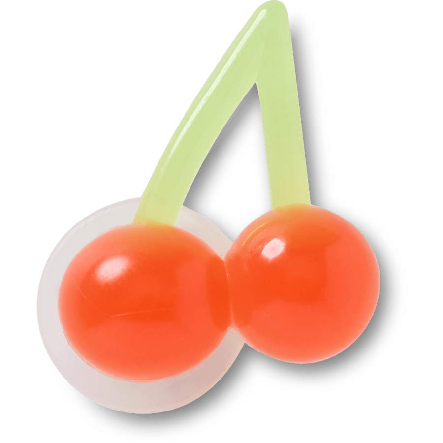 Sugared Cherries - accessoire weergave - Jibbitz Charms
