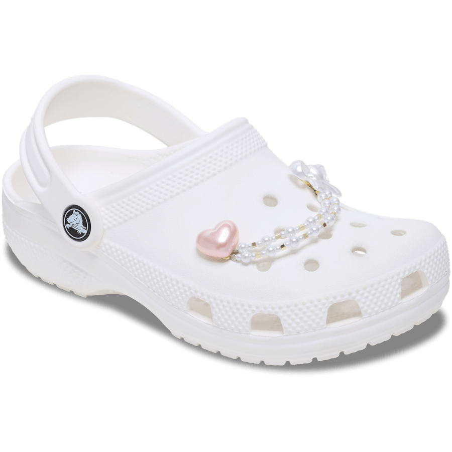 Heart and Bow Chain - Charm on shoes - Jibbitz Charms