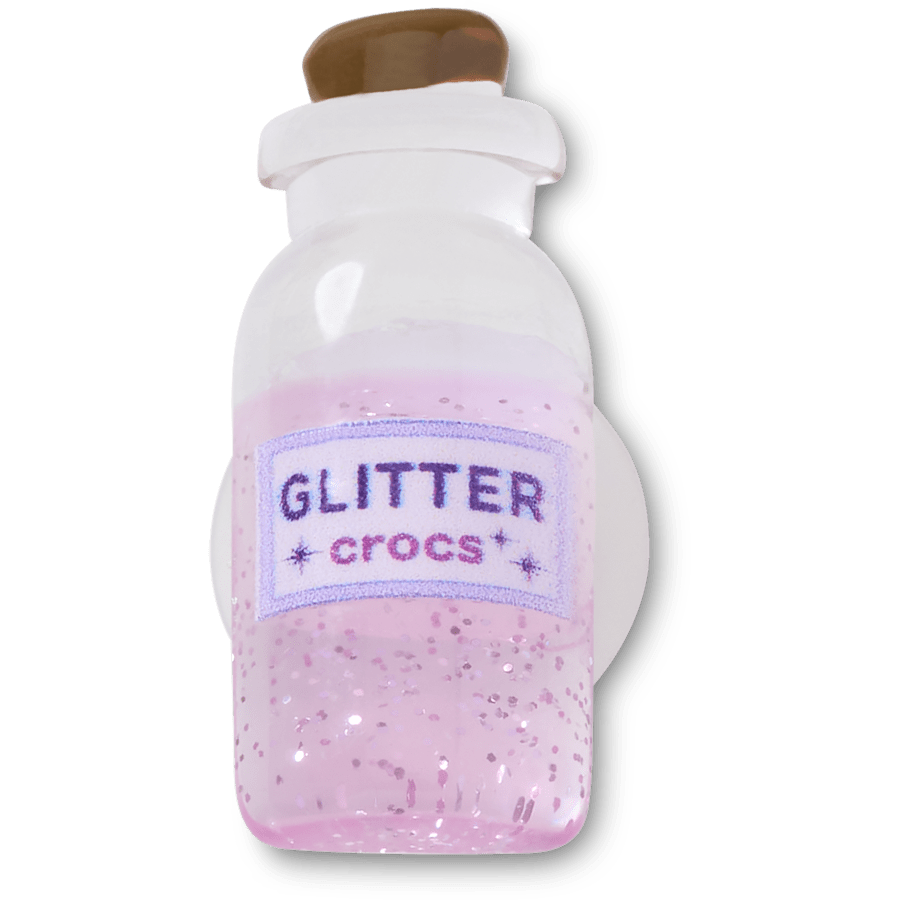 Bottle of Glitter - charm view - Jibbitz Charms