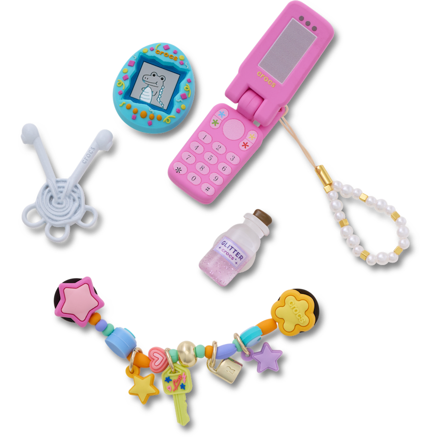 Girly Junk Drawer 5 Pack - Zubehöransicht - Jibbitz Charms
