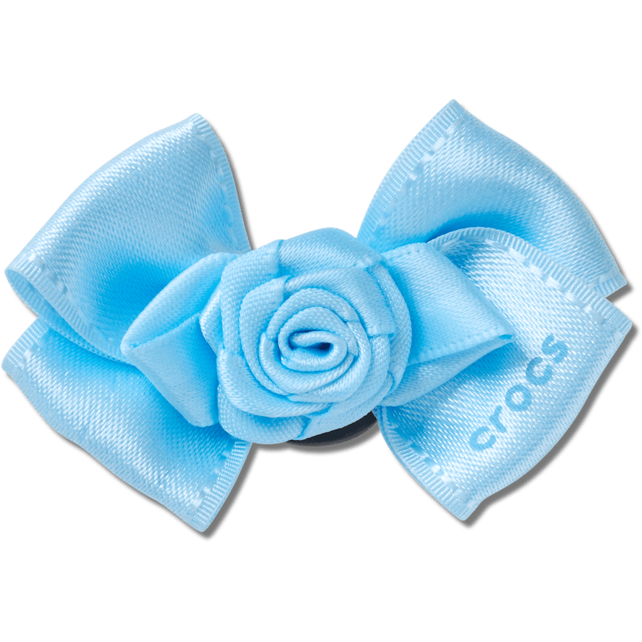 Boucle en rosette bleue - vue accessoire - Jibbitz Charms