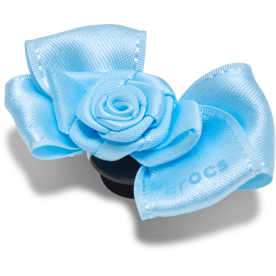 Boucle en rosette bleue - Angle personnalisé - Jibbitz Charms