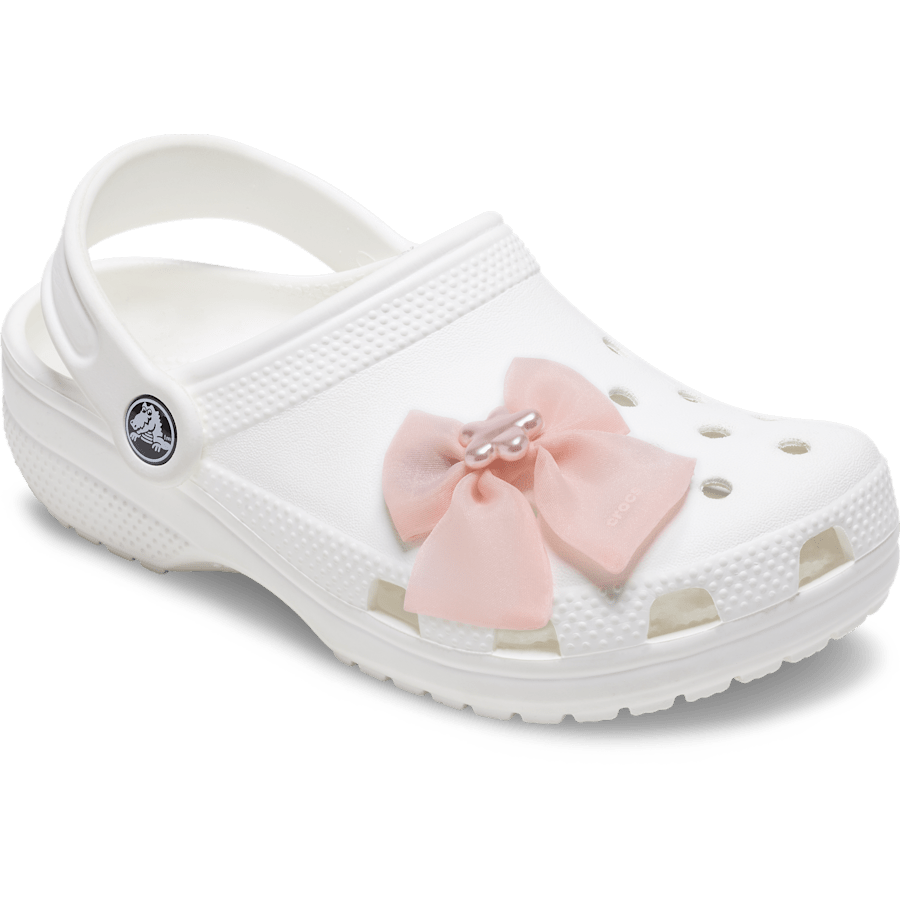 Boucle rose diaphane - charm-on-shoes - Jibbitz Charms