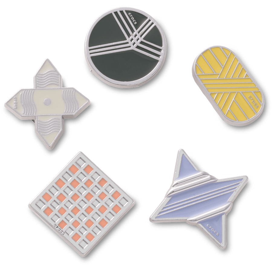 Dynamic Enamel Symbols 5 Pack - lisävarustenäkymä - Jibbitz Charms