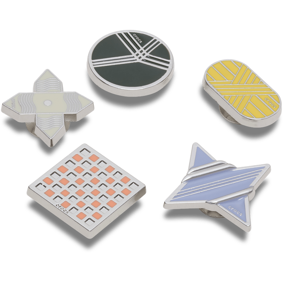 Dynamic Enamel Symbols 5 Pack - mukautettu kulma - Jibbitz Charms