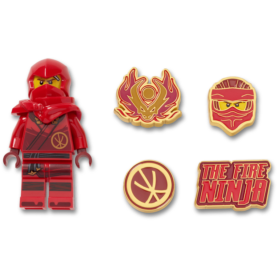 LEGO® NINJAGO® Kai 5 Pack - lisävarustenäkymä - Jibbitz Charms