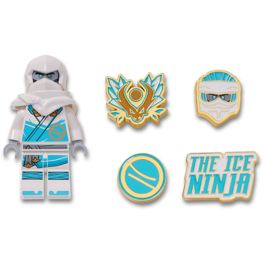 LEGO® NINJAGO® Zane 5 Pack - lisävarustenäkymä - Jibbitz Charms