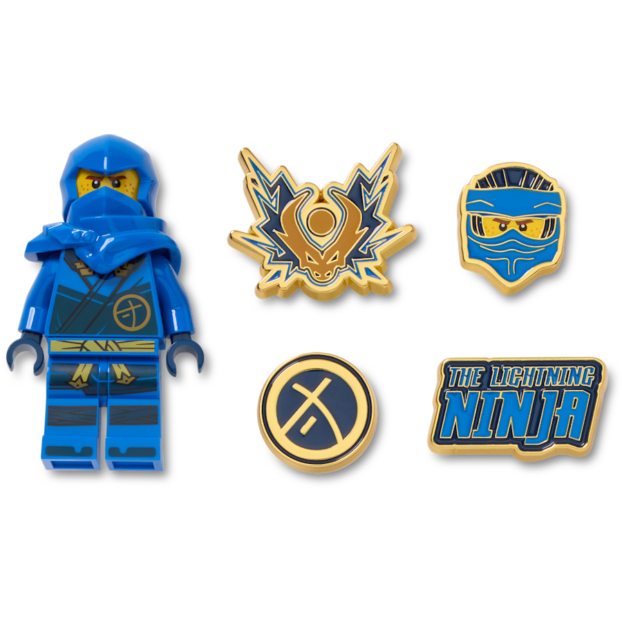 LEGO® NINJAGO® Jay 5 Pack - lisävarustenäkymä - Jibbitz Charms