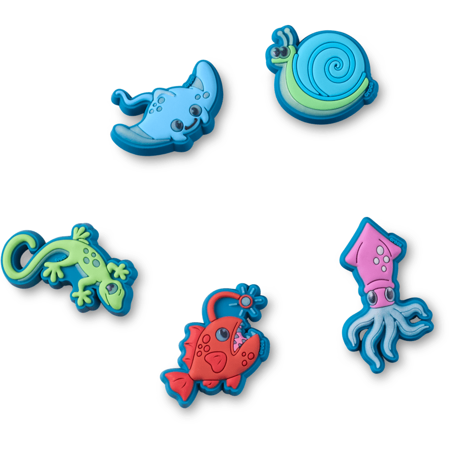 Tiny Cute Creatures 5 Pack - Zubehöransicht - Jibbitz Charms