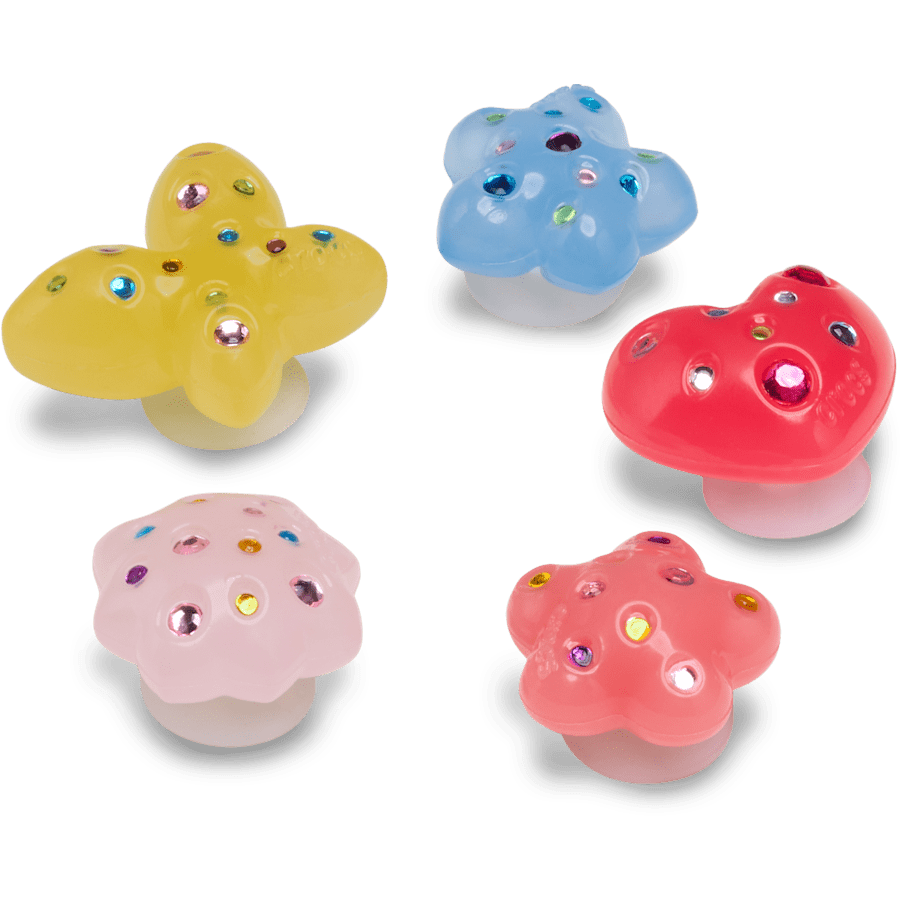 Dainty Gem Floral 5 Pack - Custom Angle - Jibbitz Charms